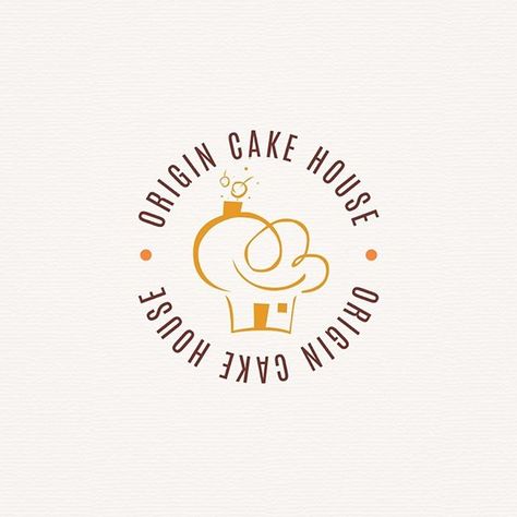 Cake House Logo, Bakery Minimalist, Baking Logo Design, Flat Cakes, Baking Logo, Cake House, Graphic Design Business Card, Cookie House, House Cake