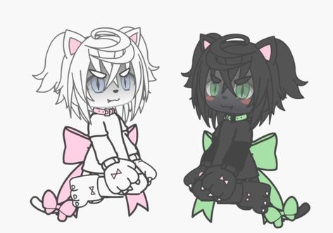 Gacha Life Cat Oc, Adoptable Oc Gacha, Adoptable Gacha Life Ocs, Gacha Life Adoptables, Gacha Adoptables, Gacha Life Sleep Outfits, Gachalife Girl Outfits, 가족 일러스트, Gacha Base Poses Cute