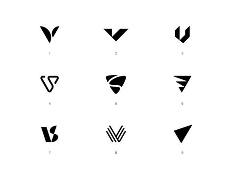 V / VS – Logo Concepts by Bohdan Harbaruk 🇺🇦 on Dribbble Logo With V Letter, Spirit Logo Design, V Logo Design Letter, U Logo Design Letter, Vs Logo Design, V V Logo, V Logo Design Ideas, V Monogram Logo, Logo With Letters