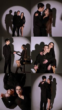 Fashion Show Poses For Couples, Black Formal Couple Photoshoot, Wedding Couple Studio Photoshoot, Couple Theme Photoshoot, Couple Model Poses, Photoshoot With Boyfriend, Couple Photoshoot Studio, Couple Studio Photoshoot Ideas, Couples Photoshoot Poses Romantic