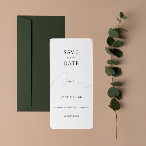 Wedding invitation card mockup psd, aesthetic floral design, green envelope | premium image by rawpixel.com / Teddy Psd Aesthetic, Green Envelope, Photo Elements, Aesthetic Floral, Invitation Mockup, Green Envelopes, Wedding Invitation Card, Card Mockup, Wedding Card Design