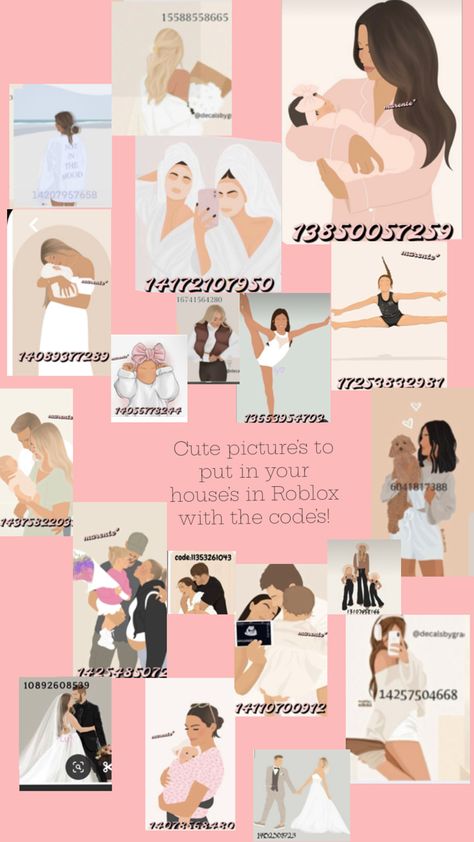 Decals For Berry Ave Family, Cute Codes For Berry Ave Pictures, Codes For Berry Ave Pictures Baby, Family Photos Berry Avenue Codes, Barry Avenue Codes Pictures Family, Bloxburg Youtube Play Button Decal Code, Roblox Aesthetic Picture Codes, Berry Ave Picture Codes Aesthetic, Barry Avenue Wallpaper Codes