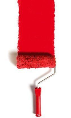 How to Paint Over Wallpaper - Detail Red Paint Over Wallpaper, Painting Over Wallpaper, Colour Effect, Certificate Background, Forever Red, Bob Vila, Red Colour, Household Tips, Red Wallpaper