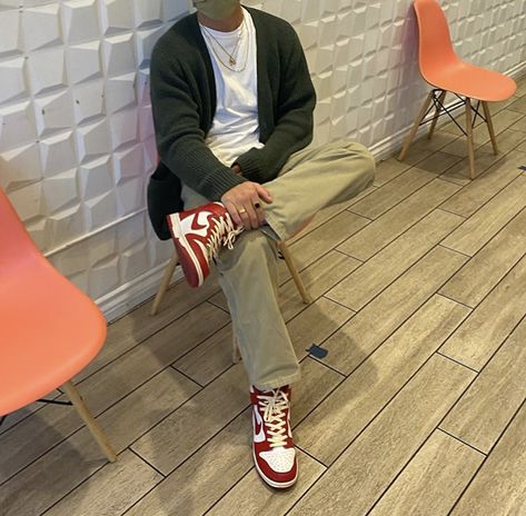 Maroon Shoes Outfit Mens, Red And White Shoes Outfits, Red Shoes Outfit Men, Maroon Shoes Outfit, White Shoes Outfit Men, Red Sneakers Outfit, Red Shoes Outfit, Winter Sneakers Outfit, White Shoes Outfit