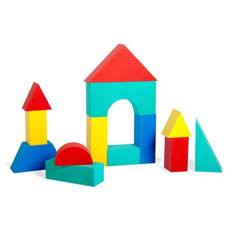 Foam Building Blocks, Sensory Toys For Kids, Motor Coordination, Kids Play Toys, Quiet Play, Foam Blocks, Construction Toys, Gross Motor, Gross Motor Skills