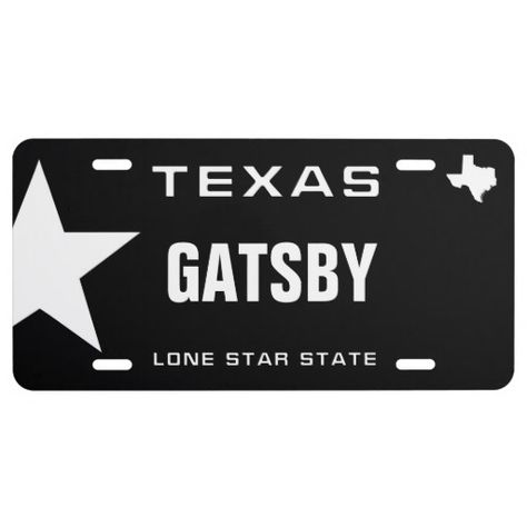 Texas Gatsby Texas License Plate, Vanity License Plate, Texas Cowboys, Personalized License Plates, Texas Map, The Lone Ranger, Car Plates, Vanity Plate, Lone Ranger