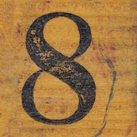 rubber stamp handle number 8 | Leo Reynolds | Flickr Number 8 Aesthetic, Number 8 Tattoo, Numbers Aesthetic, 8 Number, Magic 8 Ball, Vintage Numbers, Number Six, Stamp Printing, Number 8