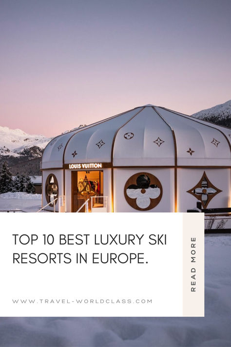 Experience luxury in Europe's top 10 ski resorts. From St. Moritz's glamour to Cortina's charm, discover the essence of alpine indulgence at Europe's finest ski resorts for 2024.

#skiing #skiingseason #luxuryski #ski #luxuryskiresorts #travelinspiration #travel #skieurope #skiresorts #top10skiresorts #top10ski Ski Europe, Luxury Europe, Best Ski Resorts, Ski Vacation, Luxury Ski, Ski Holidays, Ski Resorts, Toddler Travel, Winter Getaway