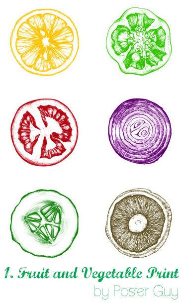 fruit and vegetable print copy Paintings Of Fruits And Vegetables, Vegetable Printing Designs, Fruit Logo Design, Vegetable Print, Vegetable Art, Contemporary Prints, Vegetable Illustration, Fruit Logo, Vegetable Prints