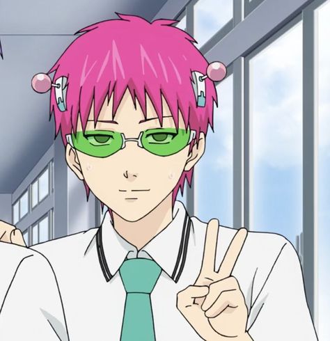 Hair, Pink, Anime, Anime Saiki, Saiki K, Saiki Kusuo, An Anime, Pink Hair, Anime Character