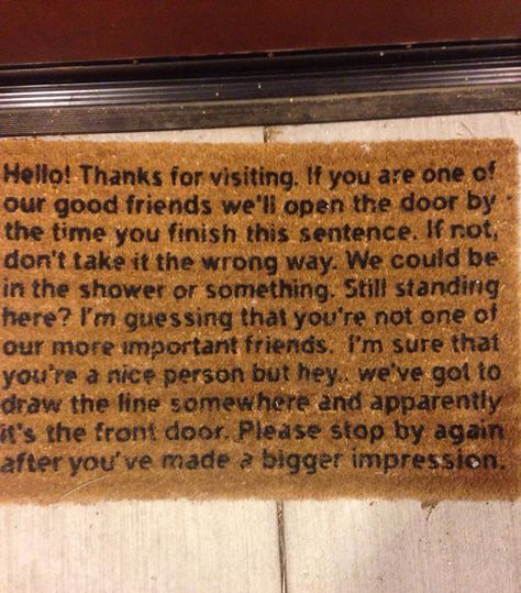 The Meta Picture, Math Jokes, Funny Doormats, Morning Humor, Welcome Mat, Door Mats, Welcome Mats, Funny Signs, A Sign