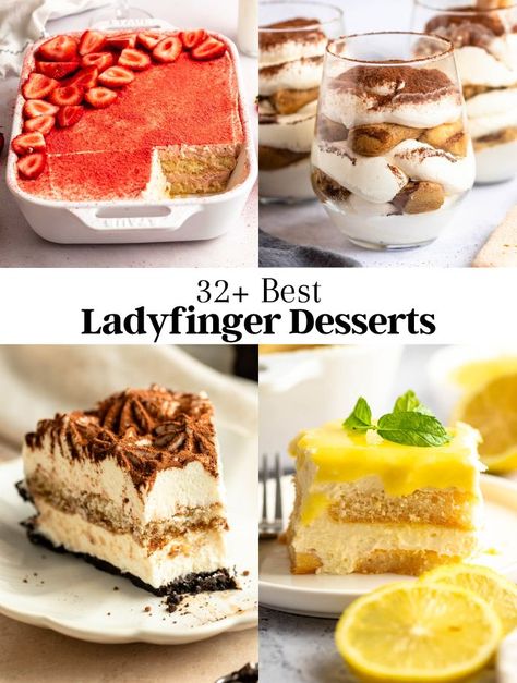 Bailey Cheesecake, Ladyfinger Desserts, Lady Fingers Dessert, Desserts Photos, Matilda Chocolate Cake, Brulee Cheesecake, Pide Bread, Roll Cheesecake, Taco Side Dishes