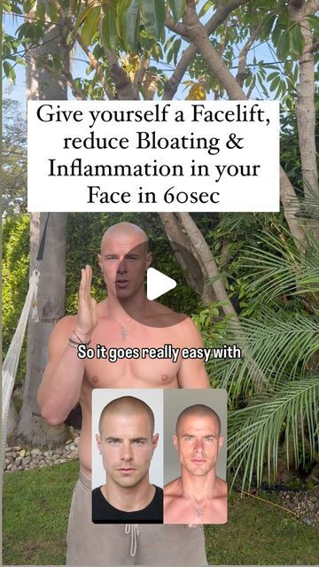 Juergen Horn on Instagram: "This Fascial Maneuver helps to get rid of bloating in the face and reduces inflammation and tension. It’s a free Facelift :)
Try it out and let me know how it makes you feel 🙏🏽

#fascia #reels #humangarage #selfcare #viral #grateful #gratitude #lovelife" How To Reduce Inflammation On Face, Face Inflammation, Bloated Face, Facial Yoga, Reduce Inflammation, Try It, Love Life, Make You Feel, Let Me Know