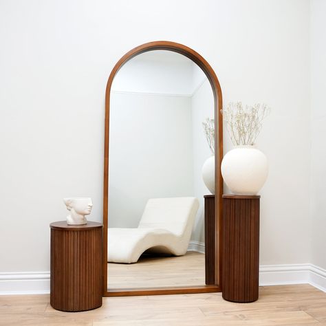 Organic Mirrors Collection - Transform your space Apartment Furniture Layout, Wood Full Length Mirror, Wooden Bedroom Furniture, Long Mirror, Full Mirror, Arched Mirror, Wood Framed Mirror, Wooden Mirror, Living Room Mirrors