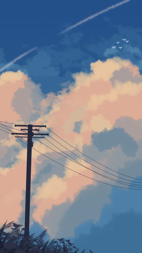 How To Draw Anime Clouds, Clouds Drawing Realistic, Stylized Clouds Illustrations, Sky Drawing Aesthetic, Cloud Background Drawing, Cloud Drawing Reference, Cloud Art Wallpaper, Anime Clouds Aesthetic, Aesthetic Clouds Drawing