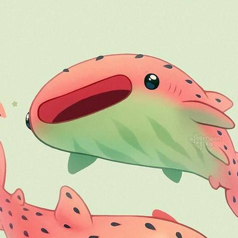 Sharks Cute, Shark Drawing, Kawaii Drawing, Watermelon Fruit, Kawaii Drawings, Sharks, Art Artwork, Drawing Ideas, Cute Drawings