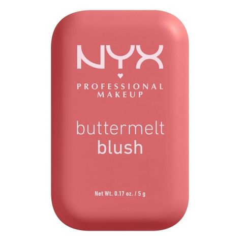 NYX Professional Makeup Buttermelt Blush - Feeling Butta - 0.17oz Good Cheap Makeup Products, Makeup Drugstore Best, Nyx Buttermelt Blush Swatches, Makeup Basics Products, Target Makeup Must Haves, Makeup Products Blush, Nyx Makeup Products, Blush Png, Trendy Makeup Products