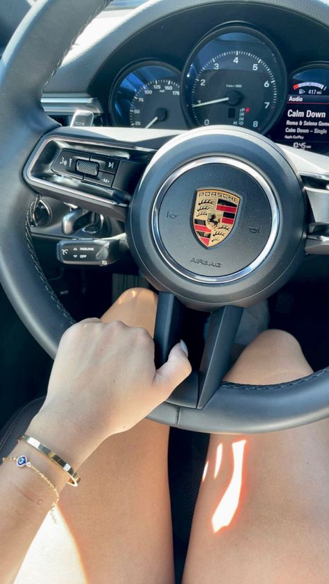 Porsche macan, black Porsche, dream car, cartier bracelet Behind In Life, Being Left Behind, Porsche Car, Pray For Love, Dream Jobs, Cars Brand, Car Goals, Vision Board Manifestation, Pretty Cars