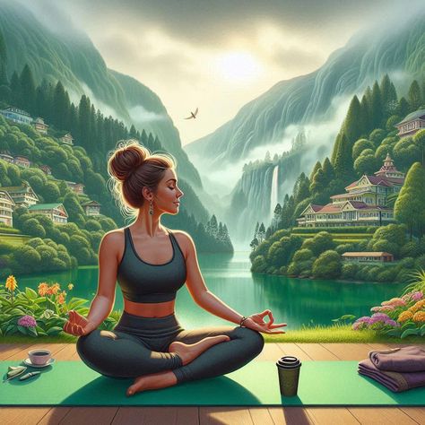 Yoga Animation, Yoga Illustrations, Ballerina Workout, Lotus Wallpaper, Yoga Routines, Mindful Movement, Yoga Illustration, Spiritual Images, Exercises For Women