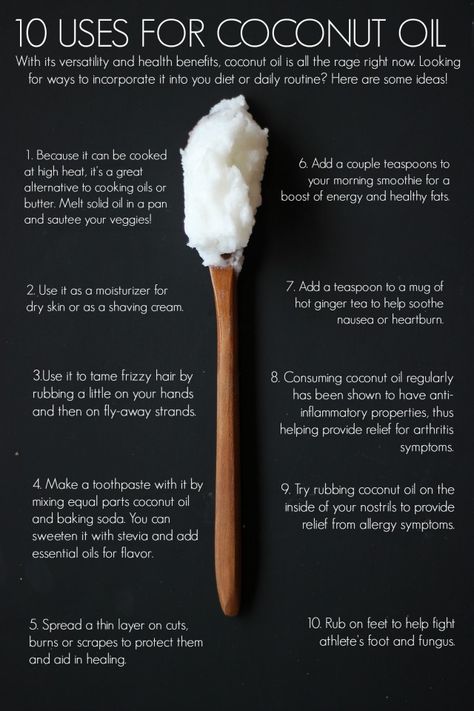 10 Uses For Coconut Oil Coconut Oil Uses, Coconut Oil Remedies, Uses For Coconut Oil, Autogenic Training, Coconut Benefits, Coconut Oil Skin Care, Oil Remedies, Coconut Oil Pulling, Coconut Oil For Skin