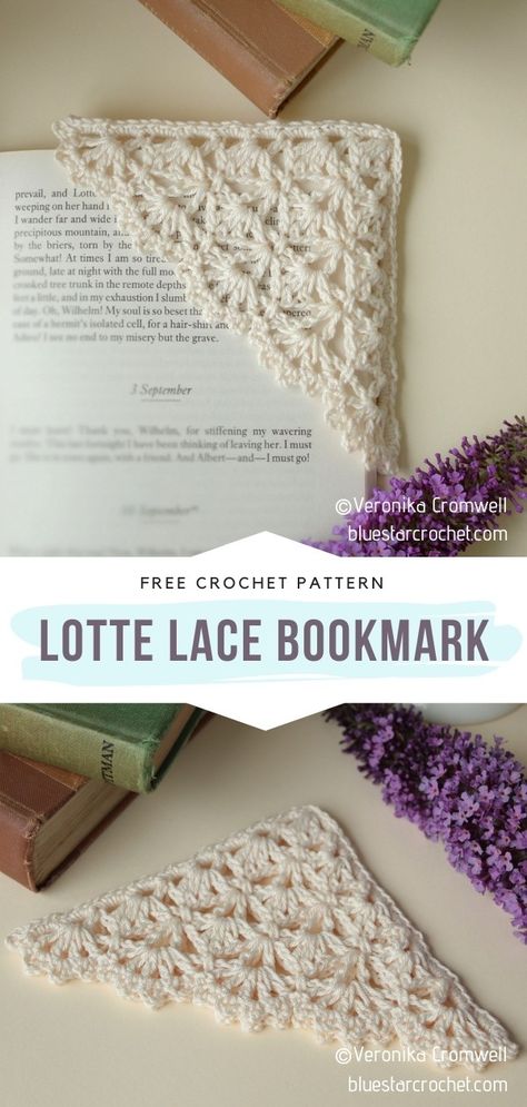 Crocheted Bookmarks, Lace Bookmark, Marque-pages Au Crochet, Crochet Bookmark Pattern, Confection Au Crochet, Crochet Braid, Crochet Simple, Crochet Bookmarks, Crochet Diy