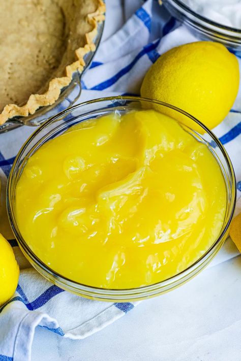 Lemon Pie Filling Cream Pie Filling, Lemon Pie Recipe, Lemon Cream Pies, Lemon Pie Filling, Pie Filling Recipes, Cake Mug, Pudding Pies, Lemon Dessert Recipes, Just A Pinch Recipes