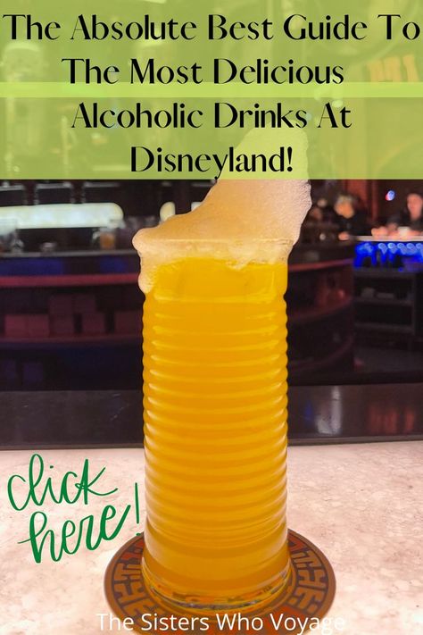 Who else loves trying out different alcoholic drinks at Disneyland? Disneyland has extraordinary beverages ranging from topical, sour, sweet, fruity, and wine. Also, if you're into ciders, seltzers, and beers, they got your back. We broke down the best drinks at Disneyland in this guide, so make sure to read it to find your favorite! Disneyland Drinks, Disneyland Vacation Planning, Fruity Alcohol Drinks, Fun Drinks Alcohol, Best Drinks, Best Alcohol, Disney California Adventure Park, Yummy Alcoholic Drinks, Disneyland Vacation