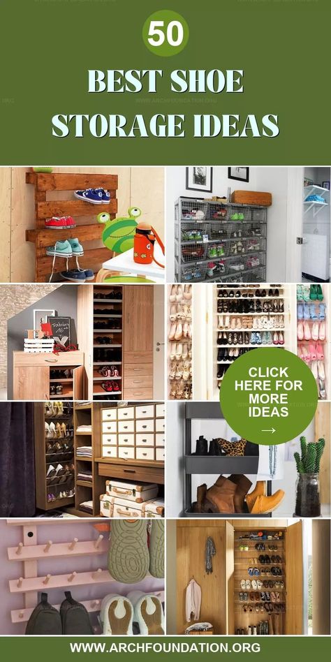 50 Clever Tips to Declutter and Organize Your Shoes Cowboy Boot Closet Storage, Attractive Shoe Storage, Organize Shoes In Closet, Best Shoe Storage Ideas, Best Shoe Storage, Shoe Shelf In Closet, Diy Shoe Rack Ideas, Shoe Storage Ideas, Wood Shoe Storage