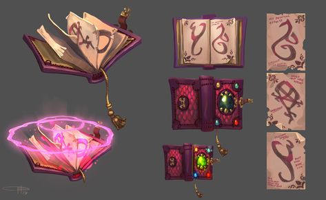 Bianca's Spellbook Art from Spyro Reignited Trilogy #art #artwork #gaming #videogames #gamer #gameart #conceptart #illustration Spyro Reignited Trilogy, Props Concept, Props Art, Fantasy Props, Game Concept Art, Futuristic Art, Magic Book, Prop Design, Environment Concept Art