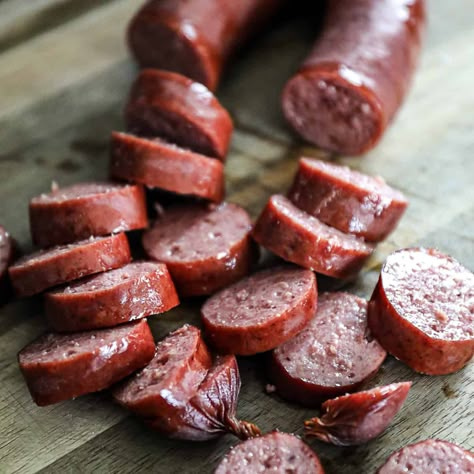 Kielbasa Appetizer, Kielbasa Sausage Recipes, Pie Turnovers, Smoker Cooking Recipes, Smoked Kielbasa, Polish Sausage Recipes, Kielbasa Recipe, Pit Boss Smoker, How To Cook Kielbasa