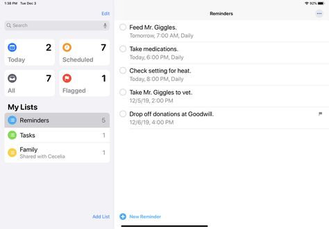 How Apple's Updated Reminders App Can Keep You on Task | PCMag Reminders On Iphone, Apple Notes App, Apple Reminders, Iphone Reminders, Reminder App, Apple Notes, Things To Ask Siri, Ios Apple, Apple App