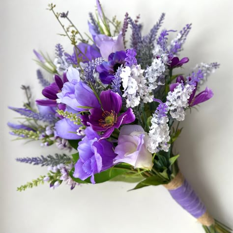 Silk Wedding Bouquet, Hand Tied Bridal Bouquet, Lavender Flowers, All Sizes FL13 Small Bouquet Of Flowers Bridesmaids, Bridal Bouquet Lavender, Fresh Wedding Bouquets, Purple Bridesmaid Bouquets, Hand Tied Bridal Bouquet, Lavender Wedding Bouquet, Lavender Bridal Bouquet, Bouquet Lavender, Lilac Wedding Bouquet