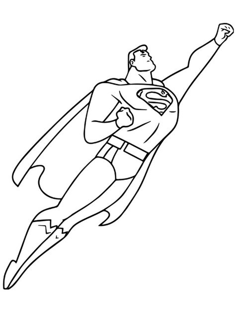 Superman Coloring Pages, Coloring Rocks, Superman Drawing, Hulk Coloring Pages, Fly Drawing, Superhero Coloring Pages, Draw Tutorial, Batman Drawing, Superhero Coloring