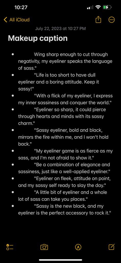 Makeup Artist Bio Ideas, Make Up Artist Bio Instagram, Makeup Page Captions, Insta Bio Ideas For Makeup Artist, Quotes Makeup Artist, Makeup Selfie Captions, Eyeliner Captions Instagram, Maneater Captions, Ig Makeup Caption