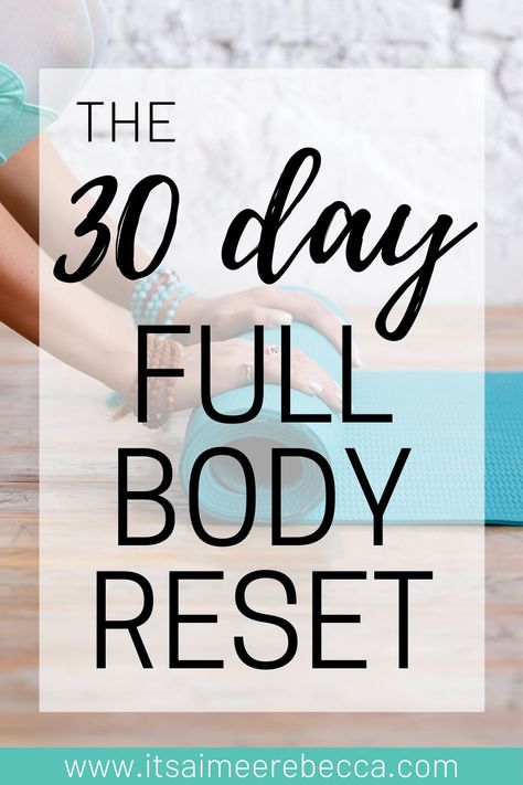 Need a full body reset? Wondering how to be more healthy? Check out the 30 day full body reset #glowuphacks #glowuptips #healthytips Body Reset Diet, 30 Day Cleanse, Gut Reset, Quick Yoga, Body Reset, Gym Workout Plan For Women, Body Makeover, Full Body Detox, Things To Do Alone