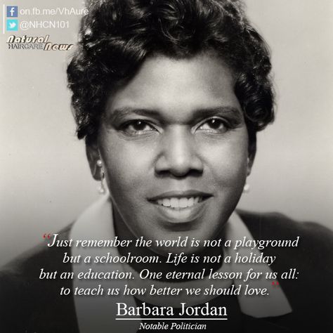 #QOTD from Barbara Jordan. Life is all about loving! Famous Women Quotes, Barbara Jordan, Logic Quotes, Women History, Jordan Quotes, Shirley Chisholm, African Proverb, History Quotes, Appreciate Life