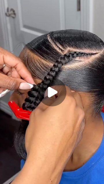 Braid Hairstyles For Black Women Ponytail, Hairstyles For Small Heads Black Women, Natural Hairstyles For Black Women For Birthday, Natural Braid Updo For Black Women, Pineapple Braids Hairstyles Black, Sleek Butterfly Braid Ponytail, Unique Braided Ponytail Hairstyles, Braided Lines Hairstyles For Black Women Natural, Black Women Sleek Hairstyles