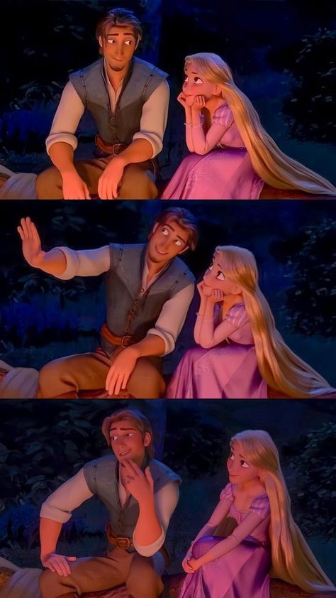 Disney Romance Aesthetic, Rapunzel And Flynn Rider, Tangled Wallpaper, Disney Romance, Disney Movie Art, Rapunzel And Flynn, Comfort Movies, Rapunzel And Eugene, Disney Princess Movies