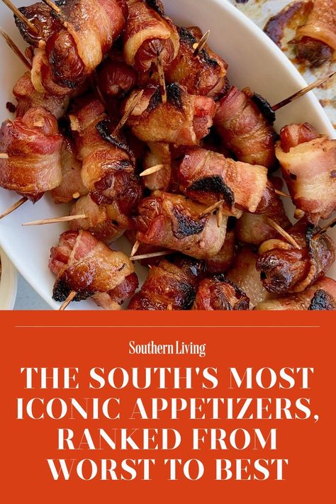 The unspoken hierarchy of your grandmother's homemade Southern snacks. Country Style Appetizers, Southern Snack Recipes, Texas Themed Appetizers, Southern Food Party, Southern Tea Party Food, Southern Living Recipes Summer, Cowboy Theme Appetizers, Southern Recipes Appetizers, Texas Bbq Appetizers