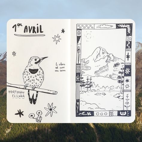 Instagram Journaling Drawing, Daily Sketchbook, Journal Illustration, Illustration Sketchbook, Sketchbook Design, Illustration Styles Inspiration, Sketchbook Drawing Ideas, Journal Drawings, Traveling Sketchbook