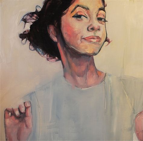 Ruth Shively.Nice use of painterly brush strokes and selective outlines, and expressive pose Expressive Poses, Figurative Artists, Portrait Paintings, Art Portraits, Painting Illustration, Face Art, Figure Painting, Figurative Art, 그림 그리기