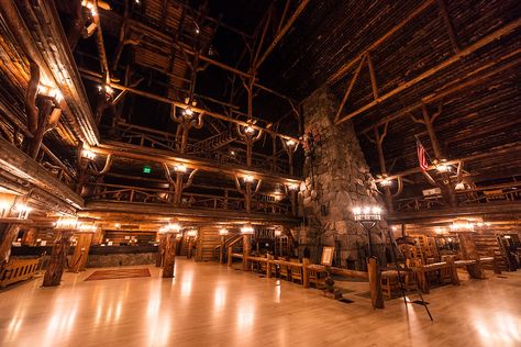 On this day 47 years ago, the Old Faithful Inn was designated a natural historic landmark. One of our favorite facts about the Inn is that until the 1950s, a printing press in the basement printed the nightly menus!  Have you stayed the night in the inn?  Camera: NPS/Jacob Frank Old Faithful Inn, Crater Lake Lodge, Ahwahnee Hotel, National Park Lodges, Visit Yellowstone, West Yellowstone, Crater Lake National Park, National Park Photos, Road Trip Destinations