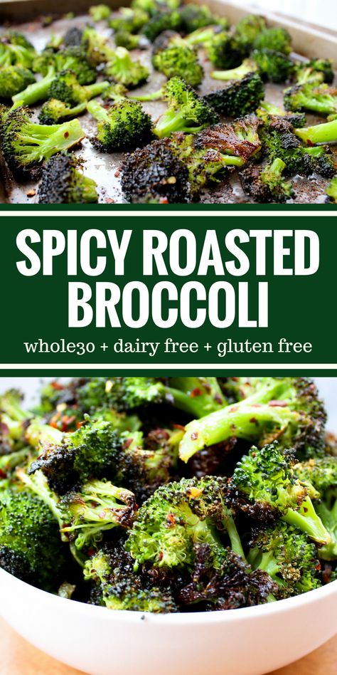 Roast Frozen Broccoli, Spicy Broccoli, Keto Vegetables, Roasted Broccoli Recipe, Delicious Sides, Quick Side Dishes, Roasted Broccoli, Broccoli Recipes, Veggie Sides