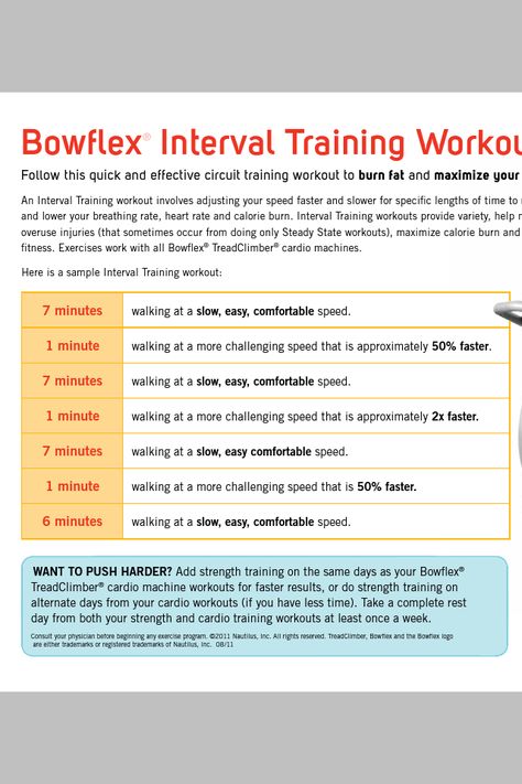 Treadclimber HIIT Plan Bowflex Treadclimber Workout Plan, Tread Climber Workout Plan, Treadclimber Workout Plan, Treadclimber Workout, Hiit Plan, Bod Goals, Circuit Training Workouts, Interval Training Workouts, Exercise Workouts