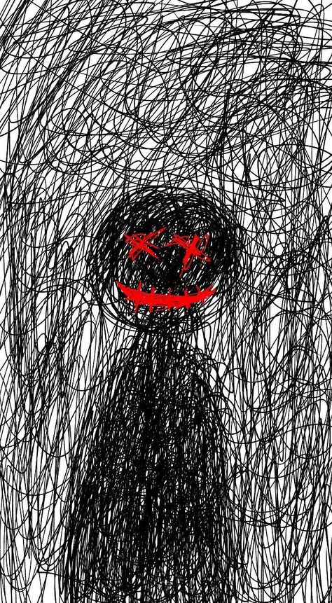 #viral #pinterest #wallpaper Aesthetic Profile Pic, Small Easy Drawings, Creepy Sketches, Drawings With Meaning, Anime Computer Wallpaper, Pinterest Wallpaper, Cute Monsters Drawings, Scary Drawings, Aesthetic Profile