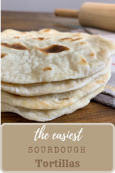 Sourdough Tortillas Simple, Sour Dough Tortilla Recipe, Tortilla Sourdough Recipe, Easy Sourdough Tortillas, Sourdough Starter Tortillas, Sourdough Discard Tortillas No Wait, Sourdough Tortillas Same Day, Sourdough Tortillas Discard, Sourdough Discard Tortilla Recipe