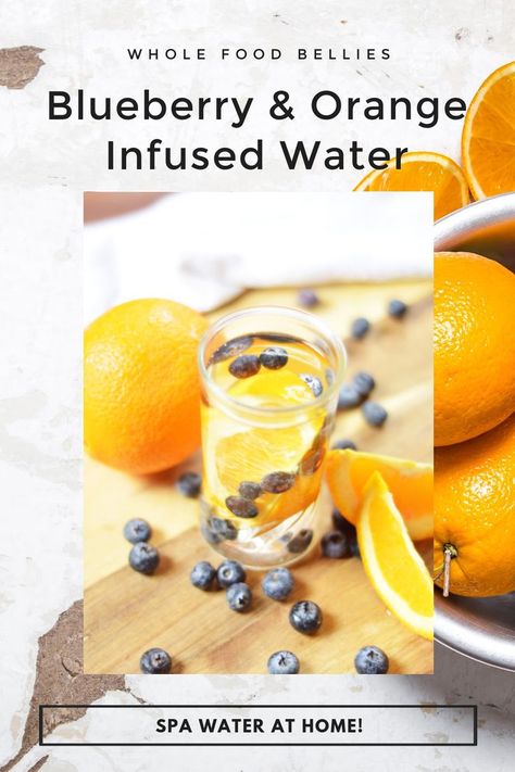 Blueberry and orange infused water is a great way to add some flavor to your everyday water and can help to increase water intake. Make ahead. Orange Infused Water, Blueberry Water, Hint Water, Lemon Water Recipe, Increase Water Intake, Blueberry Orange, Fruit Infused Water Recipes, How To Make Orange, Orange Water