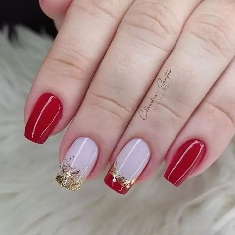 Beige Nails Design, Red And Gold Nails, Cat Eye Nails Polish, Pedicure Nail Designs, Maroon Nails, Gold Nail Designs, Beige Nails, Nail Designs Valentines, Tv Wall Decor