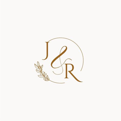 JR initial wedding monogram logo Wedding Initials Logo, Bird Of Paradise Wedding, Wedding Design Board, Wedding Card Frames, Desain Pantry, Wedding Logo Monogram, Poster Template Design, Indian Wedding Invitation Cards, Wedding Logo Design