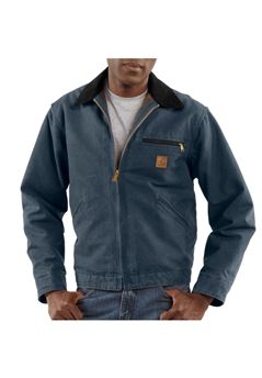 Carhartt Mens J97 Sandstone Detroit Blanket Lined Jacket - Deep Blue | Buy Now at camouflage.ca Carhartt Detroit Jacket, Duck Jacket, Blanket Jacket, Detroit Jacket, Mens Clothing Brands, Carhartt Detroit, Cheap Mens Fashion, Mens Fashion Rugged, Carhartt Workwear